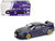 Skyline GT R R33 RHD Right Hand Drive Midnight Purple Metallic with Carbon Hood 1/64 Diecast Model Car Pop Race PR640256