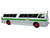 1964 MCI MC 5A Coach Bus Golden Gate Transit White with Green Stripes Vintage Bus & Motorcoach Collection Limited Edition to 504 pieces Worldwide 1/87 (HO) Diecast Model Iconic Replicas 87-0626