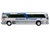 1964 MCI MC 5A Coach Bus Continental Air Transport Silver with Blue Stripes Vintage Bus & Motorcoach Collection Limited Edition to 504 pieces Worldwide 1/87 (HO) Diecast Model Iconic Replicas 87-0627