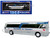 1964 MCI MC 5A Coach Bus Continental Air Transport Silver with Blue Stripes Vintage Bus & Motorcoach Collection Limited Edition to 504 pieces Worldwide 1/87 (HO) Diecast Model Iconic Replicas 87-0627