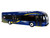 Nova Bus LFSH HEV Hybrid Transit Bus MTA New York City Blue with Yellow Graphics Limited Edition to 504 pieces Worldwide 1/87 (HO) Diecast Model Iconic Replicas 87-0635