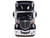 2010 International Lonestar Truck Tractor Black with Flame Graphics 1/64 Diecast Model IXO Models U64TR008