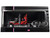 2010 International Lonestar Truck Tractor Black with Flame Graphics 1/64 Diecast Model IXO Models U64TR008