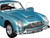 1964 Aston Martin DB5 RHD Right Hand Drive Light Blue Metallic 1/18 Diecast Model Car Solido S1807104