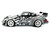 2022 RWB Bodykit #13 The Zebra Black and White Striped 1/18 Diecast Model Car Solido S1807513