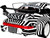 2022 RWB Bodykit #13 The Zebra Black and White Striped 1/18 Diecast Model Car Solido S1807513