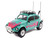 1976 Volkswagen Beetle Baja Miami Green with Pink Graphics 1/18 Diecast Model Car Solido S1809604