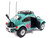 1976 Volkswagen Beetle Baja Miami Green with Pink Graphics 1/18 Diecast Model Car Solido S1809604