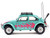 1976 Volkswagen Beetle Baja Miami Green with Pink Graphics 1/18 Diecast Model Car Solido S1809604