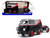 2024 Volkswagen Kool Kombi Sport Van with Trailer Black and Silver with Red Stripe 1/18 Diecast Model Car Solido S1810903