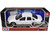 1993 Chevrolet Caprice Police Car Unmarked White Custom Builder s Kit Series 1/24 Diecast Model Car Motormax 76438BB-W