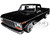 1979 Ford F 150 Custom Pickup Truck Black Maxx Design Series 1/24 Diecast Model Car Motormax 79346MX-BK