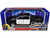 2019 RAM 1500 Laramie Crew Cab Pickup Truck Black and White with Flashing Light Bar and Front and Rear Lights and Sounds 1/24 1/27 Diecast Model Car Motormax 79544BKW