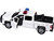 2017 Chevrolet Silverado 1500 LT Z71 Crew Cab Pickup Truck White with Flashing Light Bar and Front and Rear Lights and Sounds 1/24 1/27 Diecast Model Car Motormax 79546W