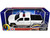 2017 Chevrolet Silverado 1500 LT Z71 Crew Cab Pickup Truck White with Flashing Light Bar and Front and Rear Lights and Sounds 1/24 1/27 Diecast Model Car Motormax 79546W