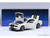 2023 Dodge Challenger SRT Super Stock Knuckle White with Carbon Stripes 1/18 Model Car Autoart 71766