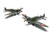 Level 2 Model Kit Supermarine Spitfire Mk IXe Fighter Aircraft with 3 Scheme Options 1/48 Plastic Model Kit Airfix AIRA05144F