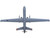 General Atomics MQ 9A Reaper Block 5 UAV New York Air National Guard 108th Attack Squadron Hancock Field Air National Guard Base United States Air Force Military Series 1/72 Diecast Model Airplane Herpa HE580892