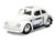 1959 Volkswagen Beetle R2 D2 Livery White with Graphics Star Wars Franchise Hollywood Rides Series 1/32 Diecast Model Car Jada 36982
