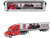 Volvo 770 Sleeper Cab with Trailer Case IH USA 250 Years Red 1/64 Diecast Model SpecCast ZJD1962