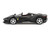 Ferrari Daytona SP3 Matt Black with White Stripes and Red Interior 1/64 Diecast Model Car BBR BBRFER64021