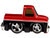 1987 Chevrolet C10 Pickup Truck Red Metallic and Black Customs Series 2 Diecast Model Car CarTuned 515067