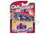 1987 Chevrolet C10 Pickup Truck Red Metallic and Black Customs Series 2 Diecast Model Car CarTuned 515067