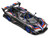 Pagani Zonda Revo Barchetta Carbon with Red White and Blue Stripes 1/64 Diecast Model Car CM Model CM64-ZONDA-RB01
