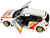 1991 Honda Civic EG6 RHD Right Hand Drive Mugen Racing White with Stripes 1/18 Diecast Model Car Solido S1810404