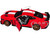2024 Ford Shelby Mustang Super Snake Race Red with White Stripes 1/18 Diecast Model Car Solido S1813801