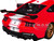 2024 Ford Shelby Mustang Super Snake Race Red with White Stripes 1/18 Diecast Model Car Solido S1813801