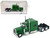 Peterbilt 389 Truck Tractor with Sleeper Cab Green 1/87 (HO) Plastic Model Car HO Logistics HL-38905