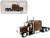 Kenworth W900L Truck Tractor with Sleeper Cab Brown Metallic 1/87 (HO) Plastic Model Car HO Logistics HL-90002