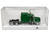 Kenworth W900L Truck Tractor with Sleeper Cab Green 1/87 (HO) Plastic Model Car HO Logistics HL-90005