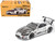 Toyota Supra Top Secret GT300 RHD Right Hand Drive Silver Chrome 1/64 Diecast Model Car Pop Race PR640325