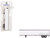 Box Trailer with Reefer White 1/87 (HO) Plastic Model HO Logistics HL-158