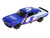 1986 Chevrolet K5 Blazer Blue and White and 1969 Chevrolet Camaro #5 Blue and White Kyle Larson Hendrick Motorsports with Tandem Car Trailer Racing Hitch & Tow Series 6 1/64 Diecast Model Cars Greenlight 31190C