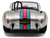 1965 Shelby Cobra 427 MKII Solido Works M Racing Tribute Gray Metallic with Stripes 1/18 Diecast Model Car Solido S1804913