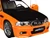2000 BMW E46 M3 Solido Works Orange Metallic with Matt Black Hood and Carbon Top 1/18 Diecast Model Car Solido S1806509