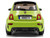 2023 Fiat F595 Abarth Verde Adrenalina Green with Black Top and Stripes 1/18 Diecast Model Car Solido S1811307