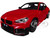 2024 BMW M2 Performance Parts Toronto Red Metallic with Carbon Top 1/18 Diecast Model Car Solido S1812902