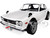 1970 Nissan Skyline C10 Hakosuka RHD Right Hand Drive White 1/18 Diecast Model Car Solido S1813001