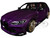 2024 BMW M3 Competition M xDrive Touring Twilight Purple Pearl Metallic with Black Top 1/18 Diecast Model Car Solido S1813701
