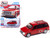 1989 Dodge Caravan Turbo Van Flash Red Mighty Minivans Series 1/64 Diecast Model Car Auto World 64522-AWSP206A
