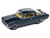 1965 Plymouth Barracuda Formula S Dark Blue Metallic with Silver Stripe Vintage Muscle Series 1/64 Diecast Model Car Auto World 64522-AWSP207B