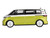 Volkswagen ID Buzz Van Pomelo Yellow Metallic and Candy White Limited Edition 1/64 Diecast Model Car Mini GT MGT01110