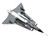 Saab J35J Draken Fighter Aircraft Splinter Camouflage Scheme F 18 Sodertorn Wing 1972 Swedish Air Force 1/72 Diecast Model Airplane Aviation 72 AV72-41008