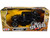 2021 Jeep Gladiator Rubicon Off Road Pickup Truck Black with Matt Black Top Off Road Series 1/24 1/27 Diecast Model Car Motormax 79145BK