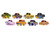 Lowriders Show Glow Series 2 Set of 8 Pieces Diecast Model Cars CarTuned 597346-XX1