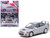Mitsubishi Lancer Evolution IV Silver Metallic with Tarmac Cards Global64 Series 1/64 Diecast Model Tarmac Works T64G-076-SL